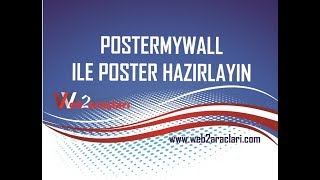 postermywall ile poster yapma [upl. by Gwenni]