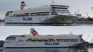 Victoria I Tallink amp Silja Line arriving in Klaipeda Port [upl. by Ocire]