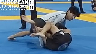 Coco Izutsu v Denis Beenen  European Championship NoGi 2022 [upl. by Tneicniv]