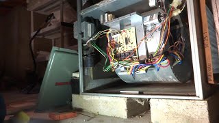 BURNT SMELL COMING FROM FURNACE  AC UNIT IN HOUSE [upl. by Natsirhc]