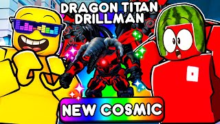 UNLOCKING ULTIMATE DRAGON TITAN DRILLMAN In Skibidi Toilet Tower Defense [upl. by Godart]