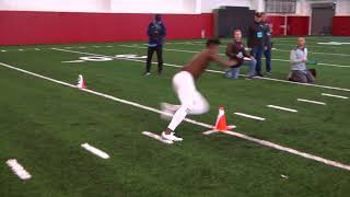 Trey Johnson Villanova DB PRO DAY [upl. by Ketti]