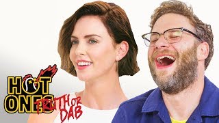 Seth Rogen and Charlize Theron Play Truth or Dab  Hot Ones [upl. by Clawson]