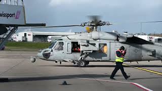 UH60 Visits Edinburgh from USS Harry S Truman  Second Visit [upl. by Fairbanks]