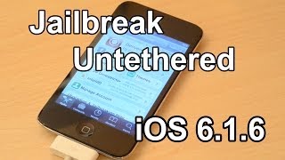 Jailbreak iOS 616 Untethered iPod 4GiPhone 3GS  p0sixspwn [upl. by Newfeld664]