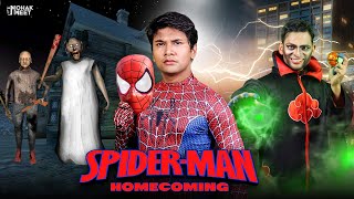 GRANNY  SPIDER MAN SHORT FILM  HOMECOMING  SpiderMan Funny Bloopers  MOHAK MEET [upl. by Berne]