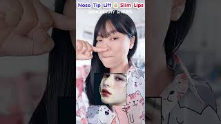 ONLY 1 EXERCISE Lift Nose tip and Get Slim Lips  Nose Lift Exercise [upl. by Nerraj]