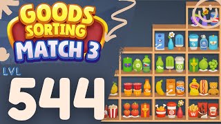 Level 544  Goods Sorting Match 3 Puzzle Gameplay Android  GamerSisYT [upl. by Inaffit208]