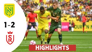 Nantes vs Reims 12  All Goals amp Extended Highlights [upl. by Ansel]