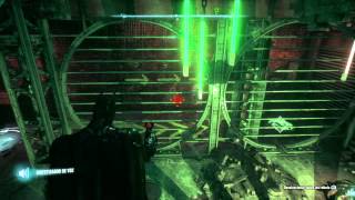 BATMAN™ ARKHAM KNIGHT Acertijo del robot y la pared móvil [upl. by Naujled472]