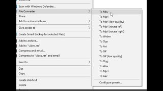 How to Batch Convert Audio VideoPDF Free With Right Click On Windows [upl. by Sabrina]