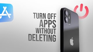 How Do I Turn Off Apps on my iPhone Without Deleting tutorial [upl. by Nicol]