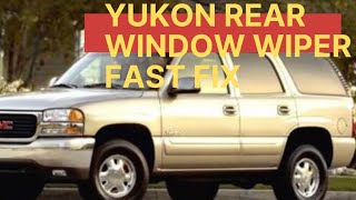 ✨ GMC AND CHEVY REAR WINDOW WIPERREAR DEFROSTER—EASY FIX ✨ [upl. by Nagrom859]