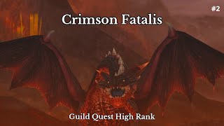 MHFU  Crimson Fatalis 22  ★8   Guild High Rank  Bow [upl. by Ecreip440]