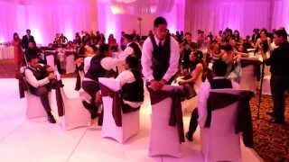 The Groomsmen Surprise New Bride with an Epic Dance Set [upl. by Bernarr]