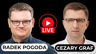 RADEK POGODA x CEZARY GRAF 🔴 LIVE Z PYTANIAMI [upl. by Lesirg428]