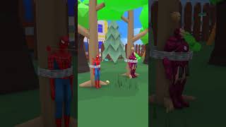 Marvel Animation 125 Archery match between superheroes superhero spider captain america hulk Ironma [upl. by Whitten487]