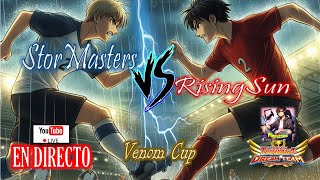 Partidazo  VENOM CUP STORMASTER vs RISING SUN  CapTsubasaDT [upl. by Egroj]