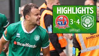 Highlights  AFC Fylde 34 Yeovil Town [upl. by Aicatan]