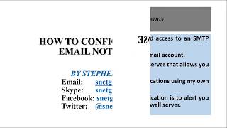 How to configure pfsense email notification [upl. by Seta]