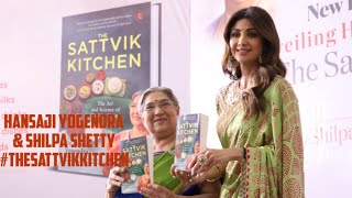 Shilpa Shetty amp Hansaji Yogendra at launch of book The Sattvik Kitchen shilpashetty hansayogendra [upl. by Ycrep950]