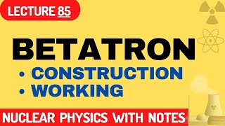 What is the principle of betatron  Working of Betatron Betatron Diagram [upl. by Goddard908]