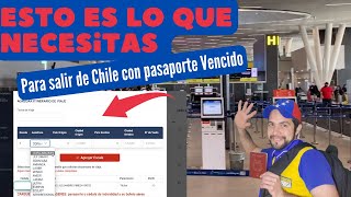 Requisitos para ✈SALIR de CHILE con PASAPORTE Venezolano Vencido [upl. by Eniaral299]