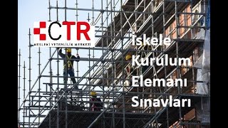 İskele Kurulum Elemanı Mesleki Yeterlilik Belgesi Sınavları Teşvik 31122021 tarihinde bitmiştir [upl. by Darmit706]