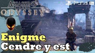 ASSASSINS CREED ODYSSEY Ostracon à Énigme  Cendre y est  Localisation [upl. by Eilatam]