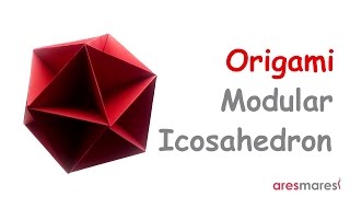 Origami Icosahedron intermediate  modular [upl. by Ycat]