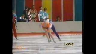 Winter Olympic Games Calgary 1988  1000 m Bader  Haringa [upl. by Einuj618]