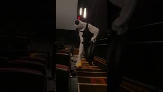 Art The Clown Spotted at Terrifier 3 Screening terrifier3 arttheclown [upl. by Nwavahs443]