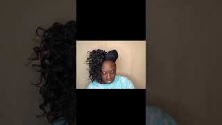 Easy 2 Ponytail Head Wrap Style [upl. by Nrehtak]