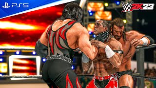 WWE 2K23  DGeneration X vs Brothers of Destruction  World Tag Team Championship  PS5™ 4K60 [upl. by Nonnairb]