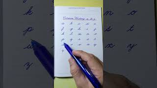 How to write English small letters  Cursive writing a to z  Cursive handwriting practice  abcd [upl. by Nyssa17]