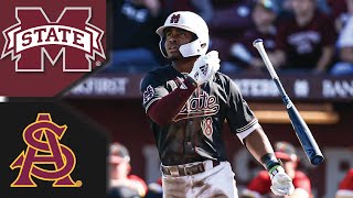 Arizona State vs Mississippi State Baseball Highlights  College Baseball Highlights 2023 [upl. by Pomfret84]