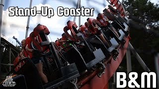 Bolliger amp Mabillard BampM  Stand Up Coaster  Compilation [upl. by Tloc]