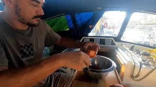 Cocinando en velero Rabat Marruecos riñones de cordero [upl. by Stephen]