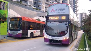 Bus Spotting at Bedok Interchange amp Old Bendy Bus Ride Out  23032017 [upl. by Gelasius]