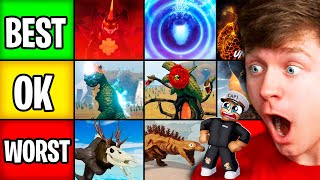 Ranking EVERY KAIJU in KAIJU UNIVERSE in ROBLOX [upl. by Hallagan739]