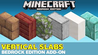 How to make a vertical slab in Minecraft [upl. by Hoy669]