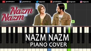 Nazm Nazm Song Bareilly Ki Barfi  Piano Tutorials Chords Instrumental Lesson Karaoke By Ganesh Kini [upl. by Leirrad200]