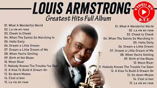 The Very Best Of Louis Armstrong HQ  Louis Armstrong Greatest Hits Full Album 2021  Jazz Songs [upl. by Zevahc]