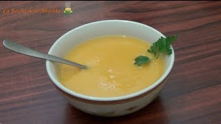 Rica sopa de calabaza  Entrada  La receta de la abuelita [upl. by Ardnauq855]