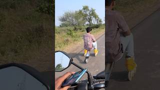 इसकी Speed कितनी है 🤔 electricstick homemade project indianskater minivlog vishalskater [upl. by Hsoj920]