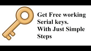 How to get free Serial Keys for any Software [upl. by Emyle]