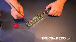 Technique de la peinture sur verre  Tutoriel par trucsetdecocom [upl. by Ppilihp]