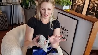 Catie Unboxes Fabulicious Clear 45 Inch High Heel Gala Event Shoes With Rhinestone Encrusted Heel [upl. by Jehu]