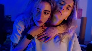 ASMR on real sister person 👭 massages nonsense touching amp medical examinations  FAST PACED [upl. by Arva]