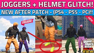 WORKING How to Get PinkOrangePurpleGreen Joggers Bulletproof Helmet Glitch Job in GTA 5 Online [upl. by Ahsii]